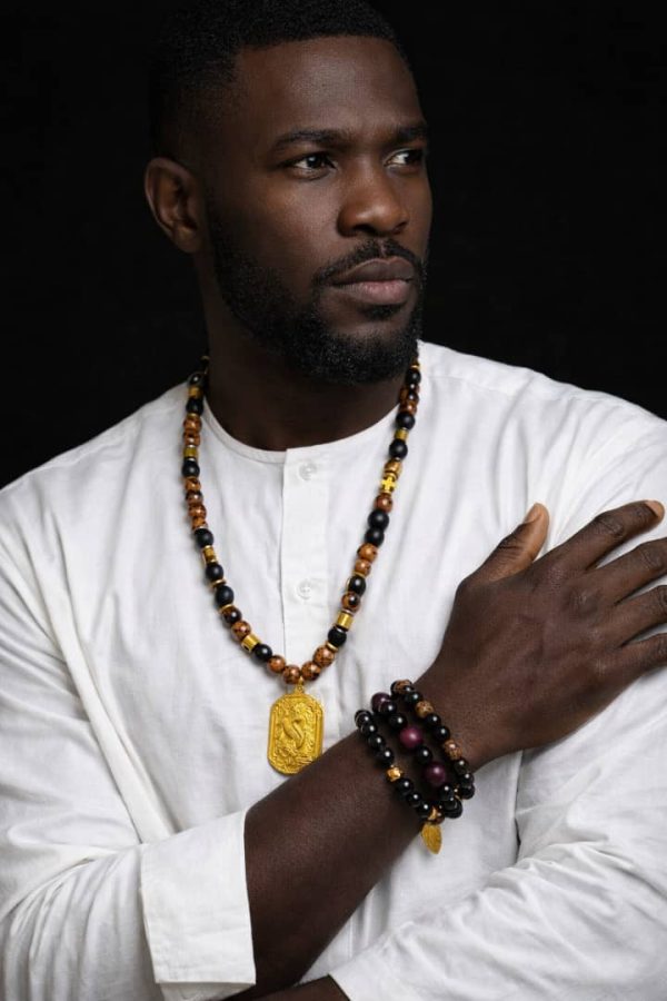 MAZI Bead Necklace + Hand Bracelets