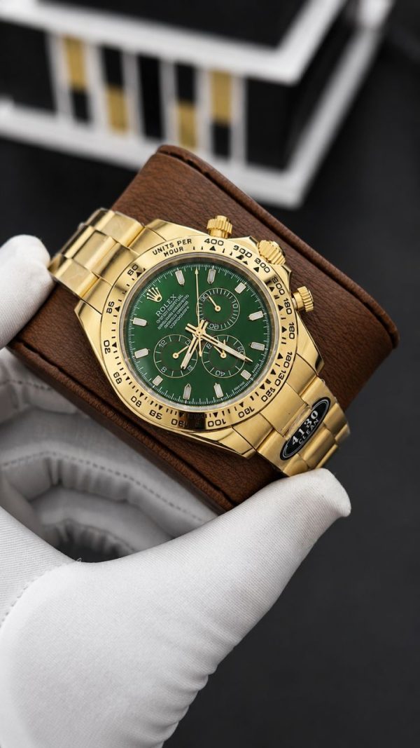 Rolex Yellow Gold Bracelet Strap Mens Watch
